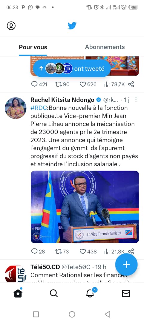 ChristianMuta12's tweet photo. L'homme du peuple ,il montre ps aux peuples le jr de son anniversaire ni le vidéo de sa vie privée mai il montre aux congolais les oeuvres publique un hoe politique de valeur avec honneur aux yeux des Congolais ,je demande aux nouveaux VPM un modèle a vs référer s'appelle lihau https://t.co/RXoSb5l1KK