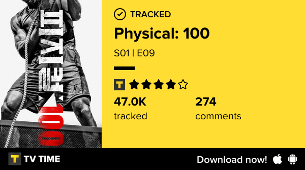 arqfernandarios's tweet photo. I've just watched episode S01 | E09 of Physical: 100! https://t.co/ZCs0manUcw #tvtime https://t.co/Cjy3n8MpzB