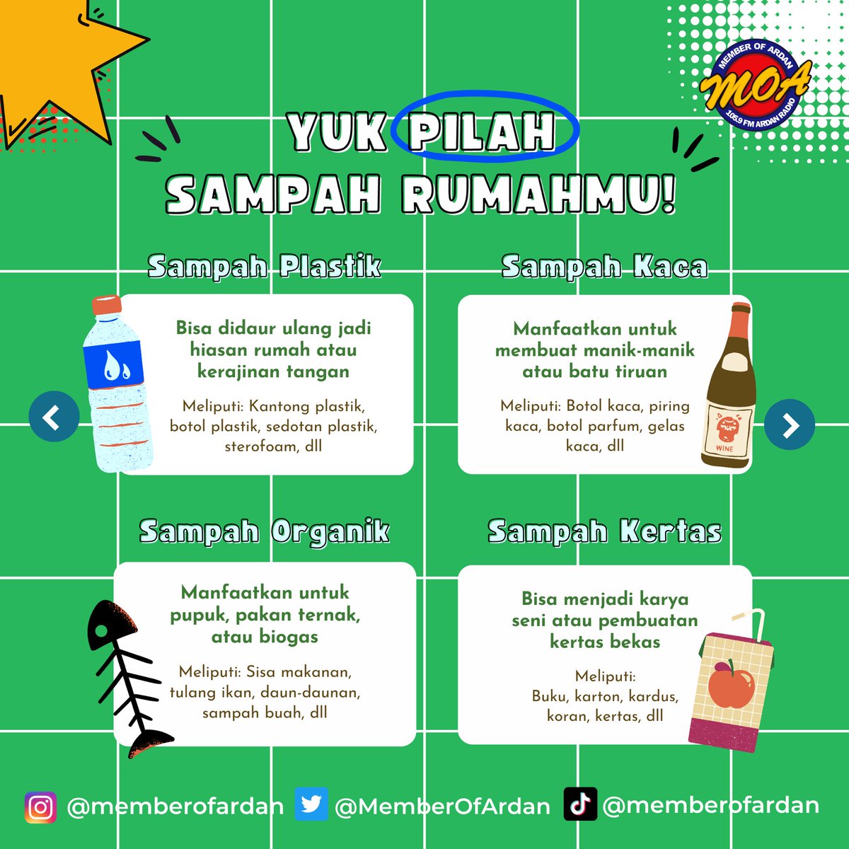 MemberofArdan's tweet photo. Jadii kalau kamu belum aware dengan sampah lingkungan kamuu, berarti sekarang udah saatnya insan muda! Karena kamu perlu tahu akibat dari membuang jenis sampah yang di campur itu apa dampaknya? https://t.co/VunoB2GXCl