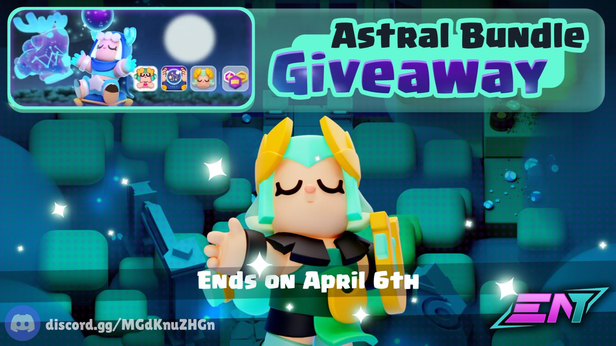 🔮Astral Bundle Giveaway🔮

⚠️REQUIREMENTS⚠️

🚀 Follow @EnemyNumberrOne &amp; @EN1_COC 

♻️ Like &amp; Retweet

💬 Tag a friend or two 

Winners drawn out on April 6th! 
Good luck 🎉