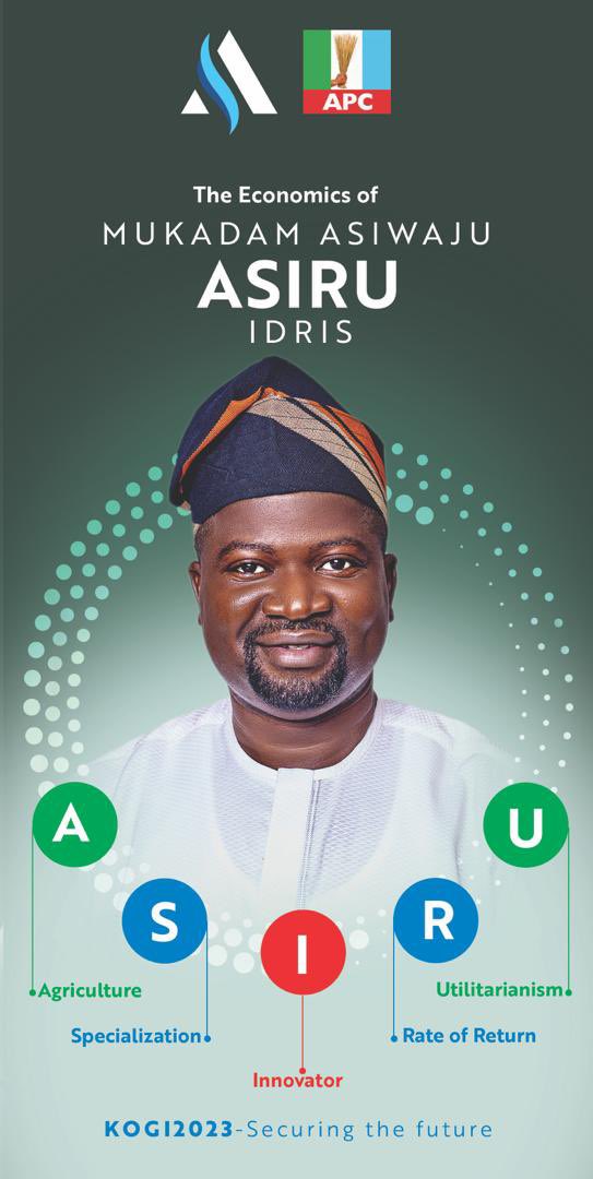 scarfizal's tweet image. The Economics of Mukadam Asiwaju *ASIRU* Idris, FCA  Since inception of the New Direction administration, January 27th 2016, Mukadam Asiwaju Asiru Idris,FCA as the Finance and Economic Development gaffer, 
#KogiFirstThePeopleFirst  #SecuringTheFuture