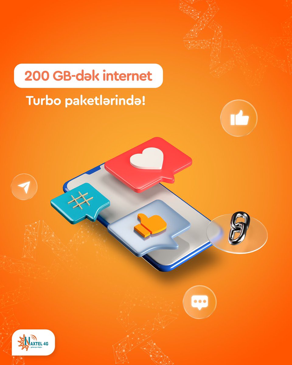 Naxtel4G's tweet photo. Turbo internet paketləri ilə maraqlı, əyləncəli, maarifləndirici məlumatlarla sosial dünyanın sərhədsiz imkanlarından yararlan. 🤗
Naxtel, gələcəyə doğru...
Ətraflı: 📞299 və ya 🌐 https://t.co/PGZiqTJa13
#Naxtel #Naxtel4G #Geleceyedogru #Turbopaketlər #internet https://t.co/oTuhPBPZvi