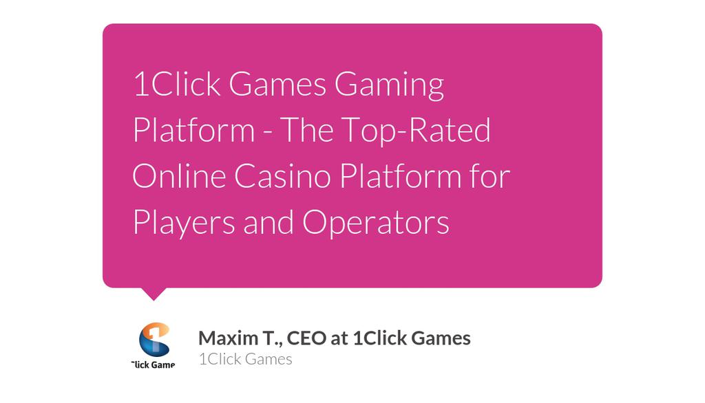MaxVP888's tweet photo. Overall, 1Click Games Gaming Platform provides all of the features and benefits that players are looking for in an online casino platform.

Read more 👉 https://t.co/1GkRqBJ3v0

#Gamingplatform #1ClickGames #whitelabel https://t.co/1BJzr5yic1