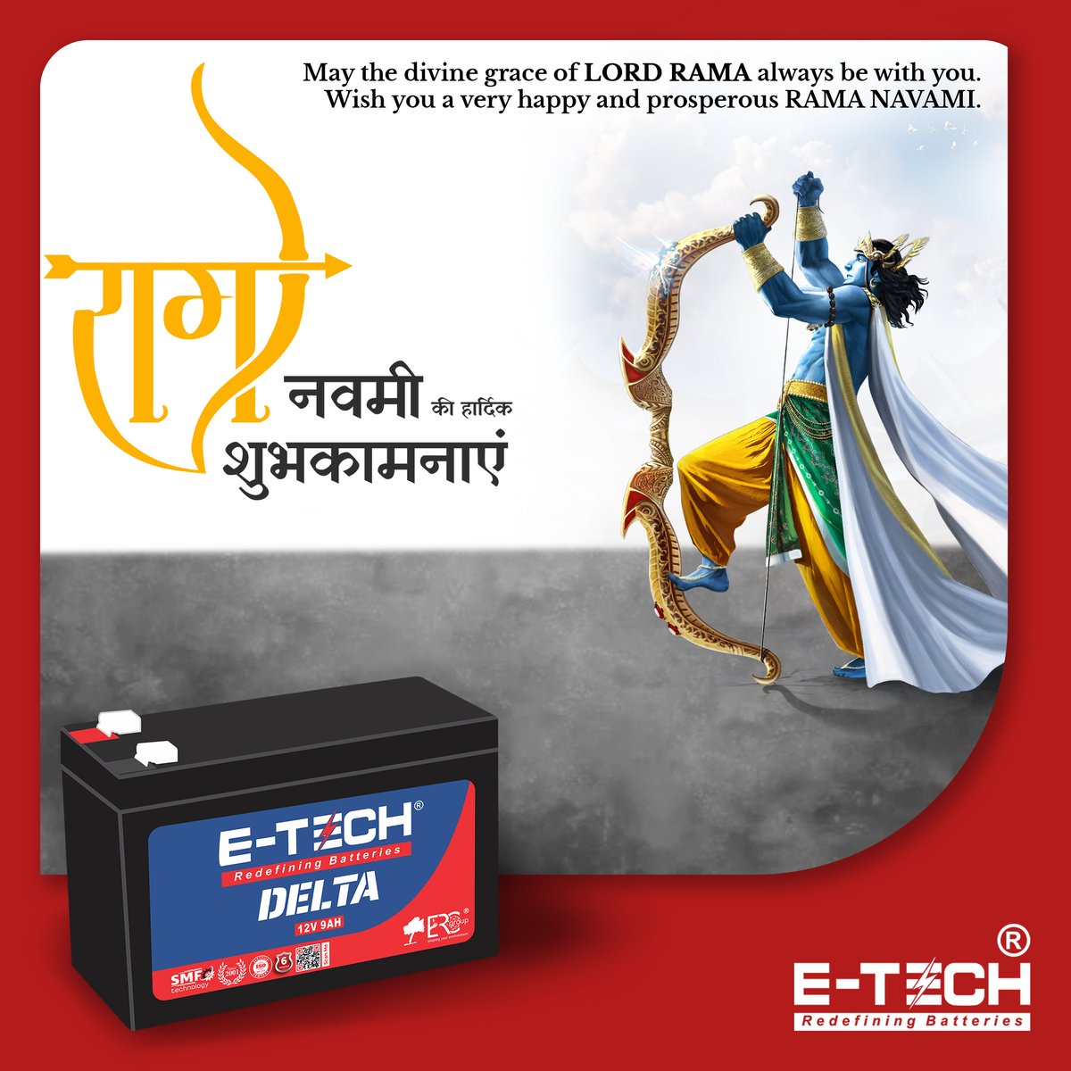 tech_batteries's tweet photo. On the auspicious occasion of Ram Navami, I pray that Lord Ram bestows upon you prosperity, joy, peace and serenity.
.
.
.
.
.
#ramnavami2023 #RamNavami #HappyRamNavami #Ramayana #India #LordRama #RamNavmi #Hinduism #LordRama #sitaram #JaiShriRam #shreeram #navratri #ShriRam https://t.co/PaqOXDGh3T