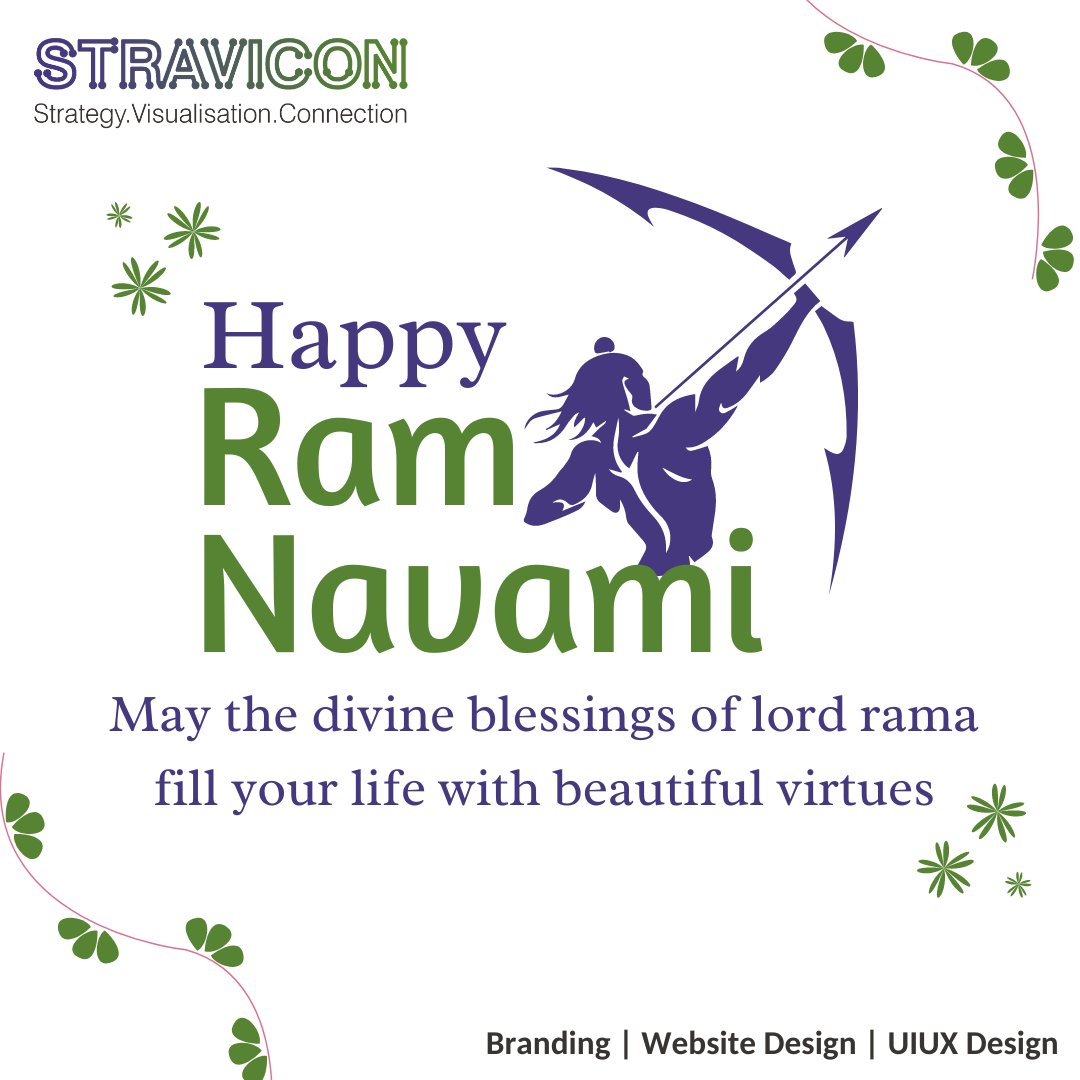 Stravicon1's tweet photo. As we follow the footsteps of Lord Ram and bring more joy and prosperity to our lives. 
With the birth of Lord Ram wishes everyone Happy Ram Navami. 
#happyramnavami #ramnavami #advertisingagency #branding #websitedesign #websitedevelopement #uiuxdesign #stravicon #pune https://t.co/ok0UXyeBwC