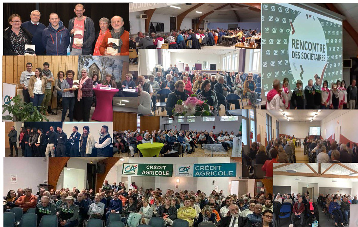 Alexand_Boucher's tweet photo. Retour en images avec les rencontres des sociétaires de ce mois de mars des caisses locales @CA_LHL des Portes du Velay.
Des moments riches en informations et échanges avec plus de 600 sociétaires rencontrés.
Merci aux élus et collaborateurs #Engages #proximite @CreditAgricole https://t.co/ctTggmAX5g
