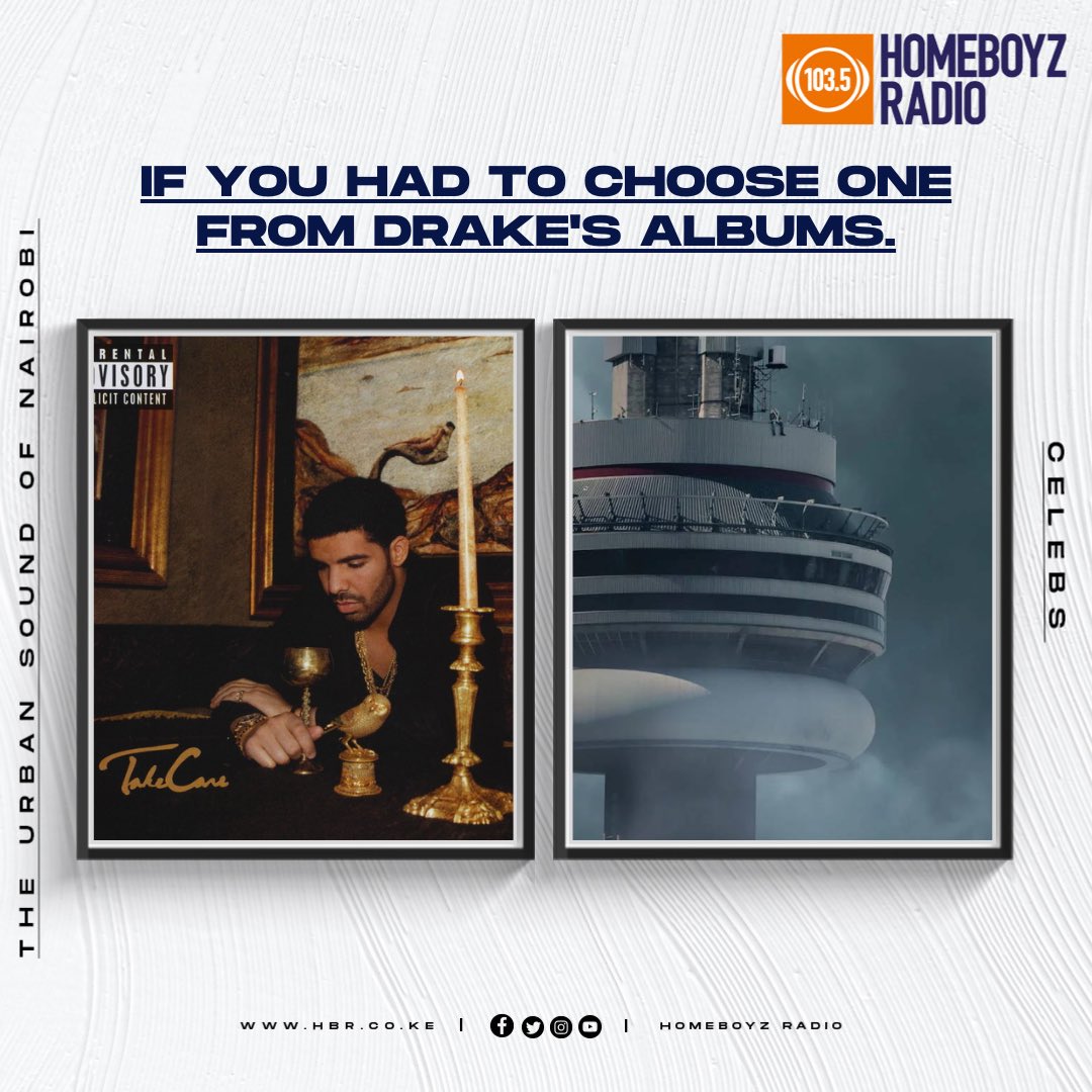 If you had to choose one, which one are you picking?🚀
#HBRInteraction 
#Drake 
#GMITM