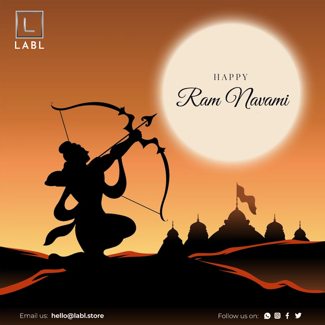 labl_store's tweet photo. On this holy day of Ram Navami, let us pray for peace and prosperity in the world, and May Lord Rama, shower his choicest blessings upon you.

Team LABL wishes you all a very Happy Ram Navami.
.
.
.
#ramnavami #divineblessings #lordrama #happiness #prosperity #festivities #peace https://t.co/HYmuWWCAQ5