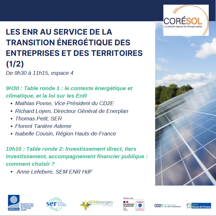 Richard_Loyen's tweet photo. Intervention ce matin à Liévin au comité régional de l'énergie solaire des @hautsdefrance #CORESOL pour y présenter les avancées de la loi sur l'accélération des EnR 🇫🇷 et celles à venir des Directives 🇪🇺, 👍 https://t.co/TH0pdKPbAl