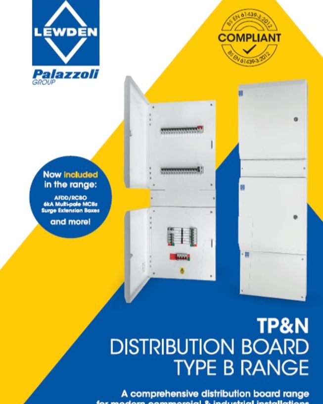 Did you know? 

Lewden have a TP&amp;N Range of Distribution Boards and Circuit Protection

Providing the flexibility required to design a functional distribution system that protects the electrical installation in a compact, modern enclosure.

Find out more: zcu.io/pGGV