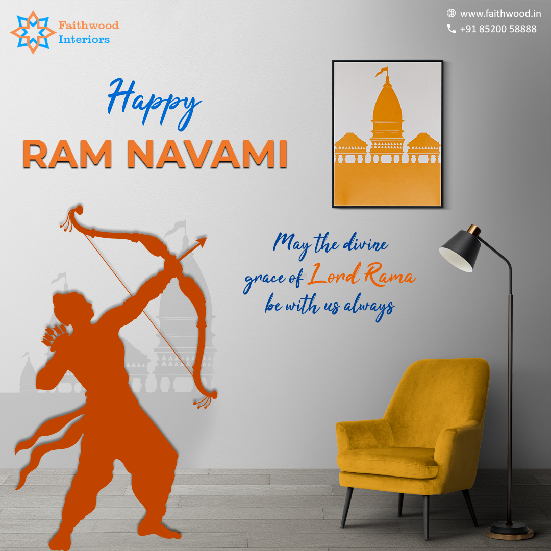 Wishing you all a very Happy Ram Navami! 

#ShriRamNavami #ramnavamiindia #ramnavami2023 #FaithwoodInteriors #RamNavamiWishes #lordrama #lordshriram #RamaNavami