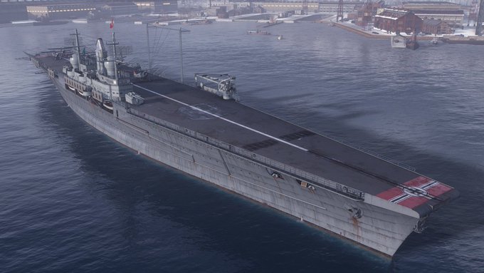🟥航空母艦 RHEINライン級は二次大戦中に開発された艦隊型軽空母の設計案であり、複数隻を建造することが検討されていまし