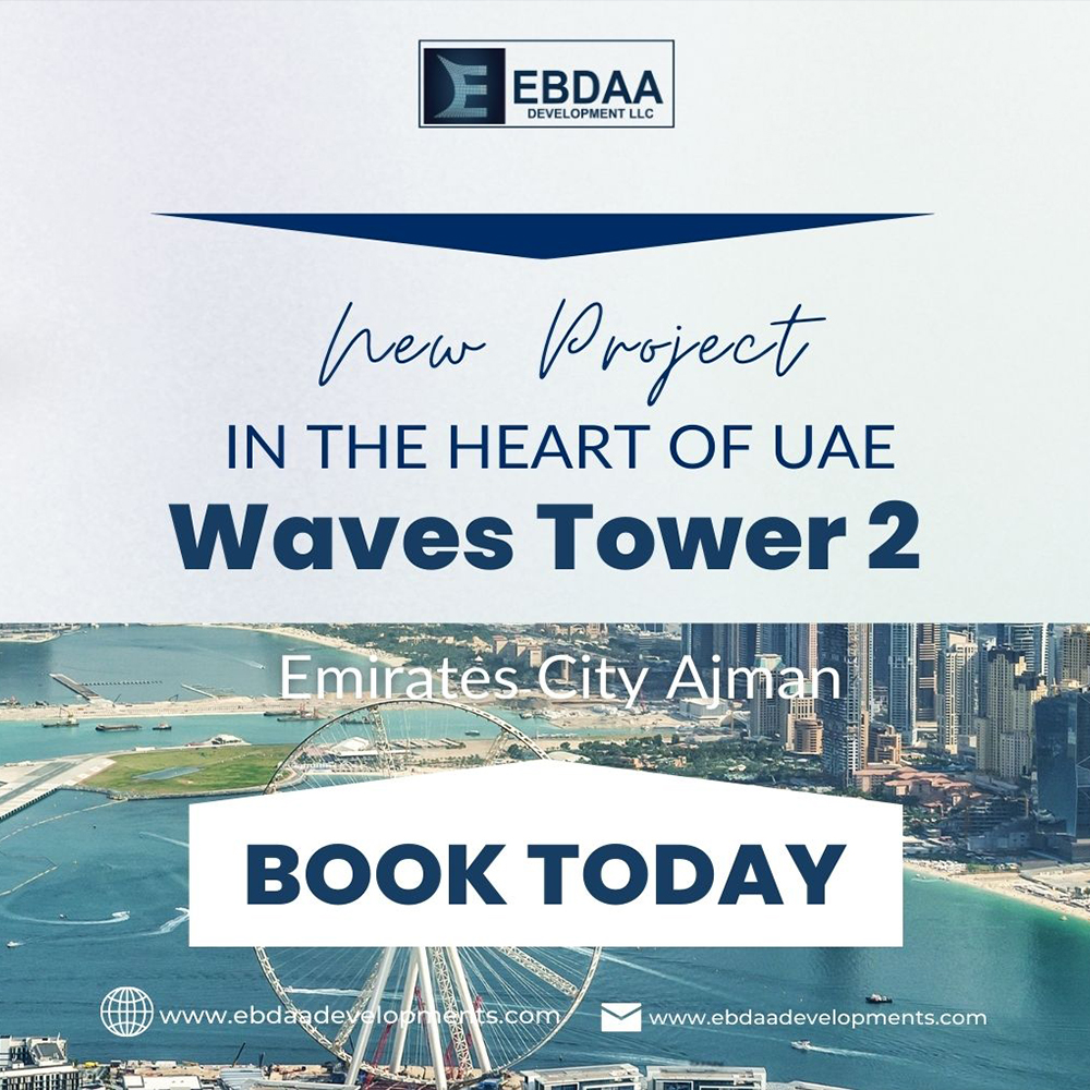 ebdaadeveloper's tweet photo. Wave Tower 2 by EBDAA Developments is coming soon... Luxury Apartments with smart homes, your dream homes are waiting for you
for more details: +971 557051919
#ebdaadevelopments #homes #homeforsale #uae #dubai #property #offplan #secondaryproperty #land #luxurylife #business https://t.co/rcjeGOU5uW