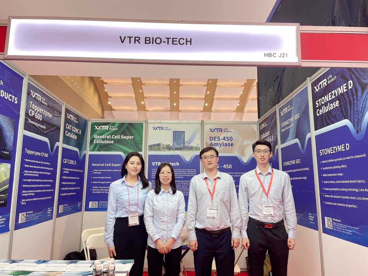 VTRBiotech's tweet image. Another exciting day at #INDOINTERTEX 2023! Don’t miss the opportunity to meet with the #VTRBiotech team to discuss your needs in textile production and the current market trend. Come to see us at Hall C3, Booth J21! #IndoIntertex #Texcoms #Textileindustry #Fabric #Innovation