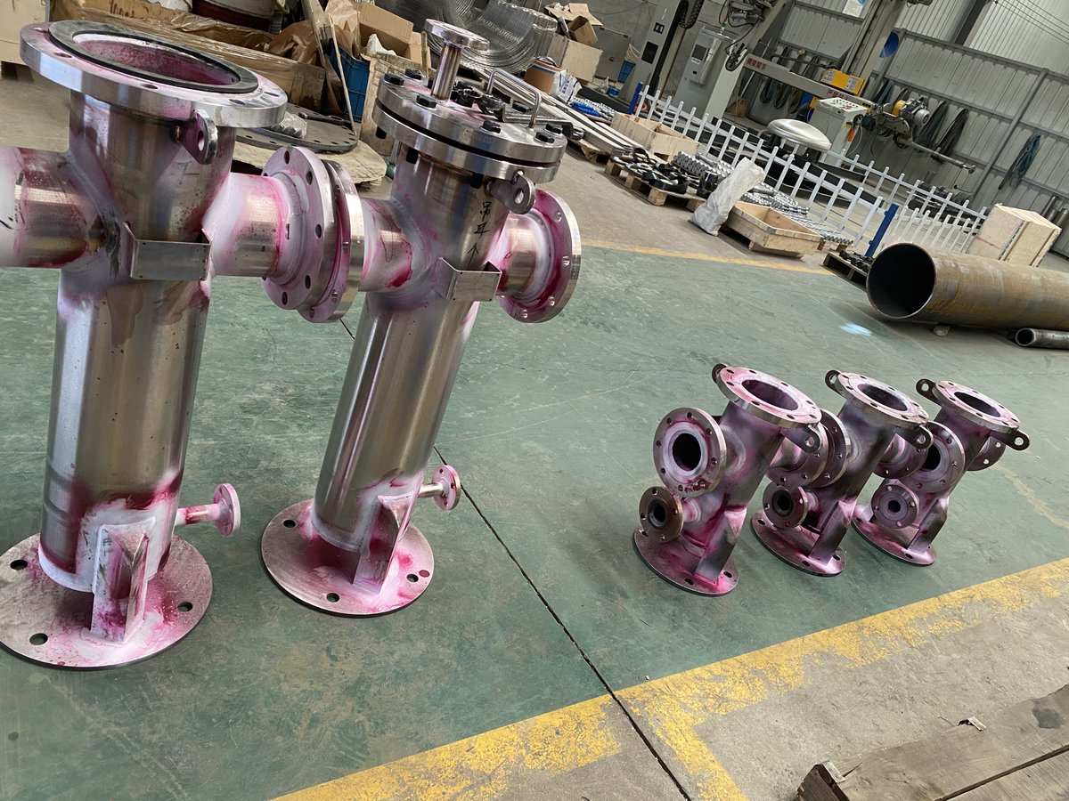 filtration_ltd's tweet image. Final inspection stage, ASME design strainer filters are ready for hydra test... 
Thanks for all of our team members' hard work...
#Duplexstrainers, #basketfilter, #ASME #FPSO #basketelement #strainers #basket