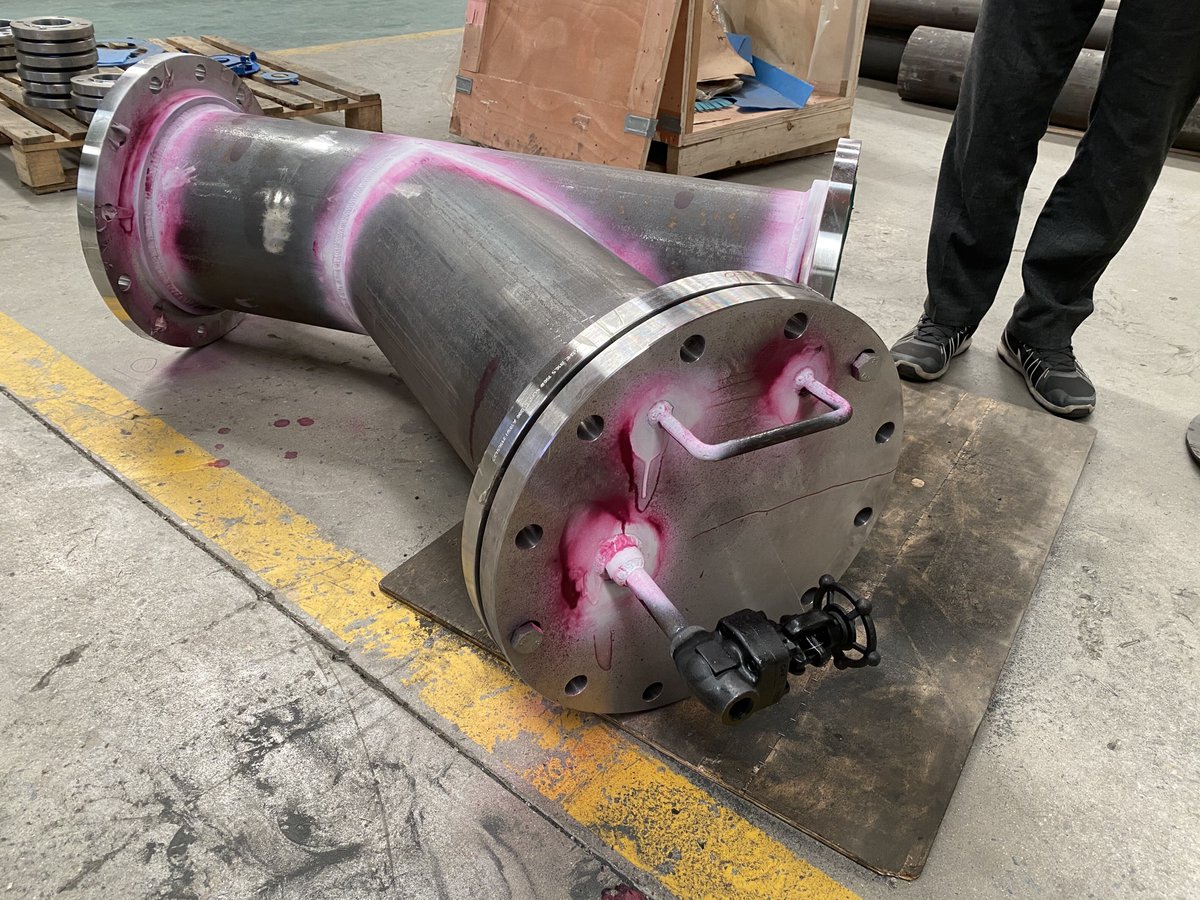 filtration_ltd's tweet image. Final inspection stage, ASME design strainer filters are ready for hydra test... 
Thanks for all of our team members' hard work...
#Duplexstrainers, #basketfilter, #ASME #FPSO #basketelement #strainers #basket