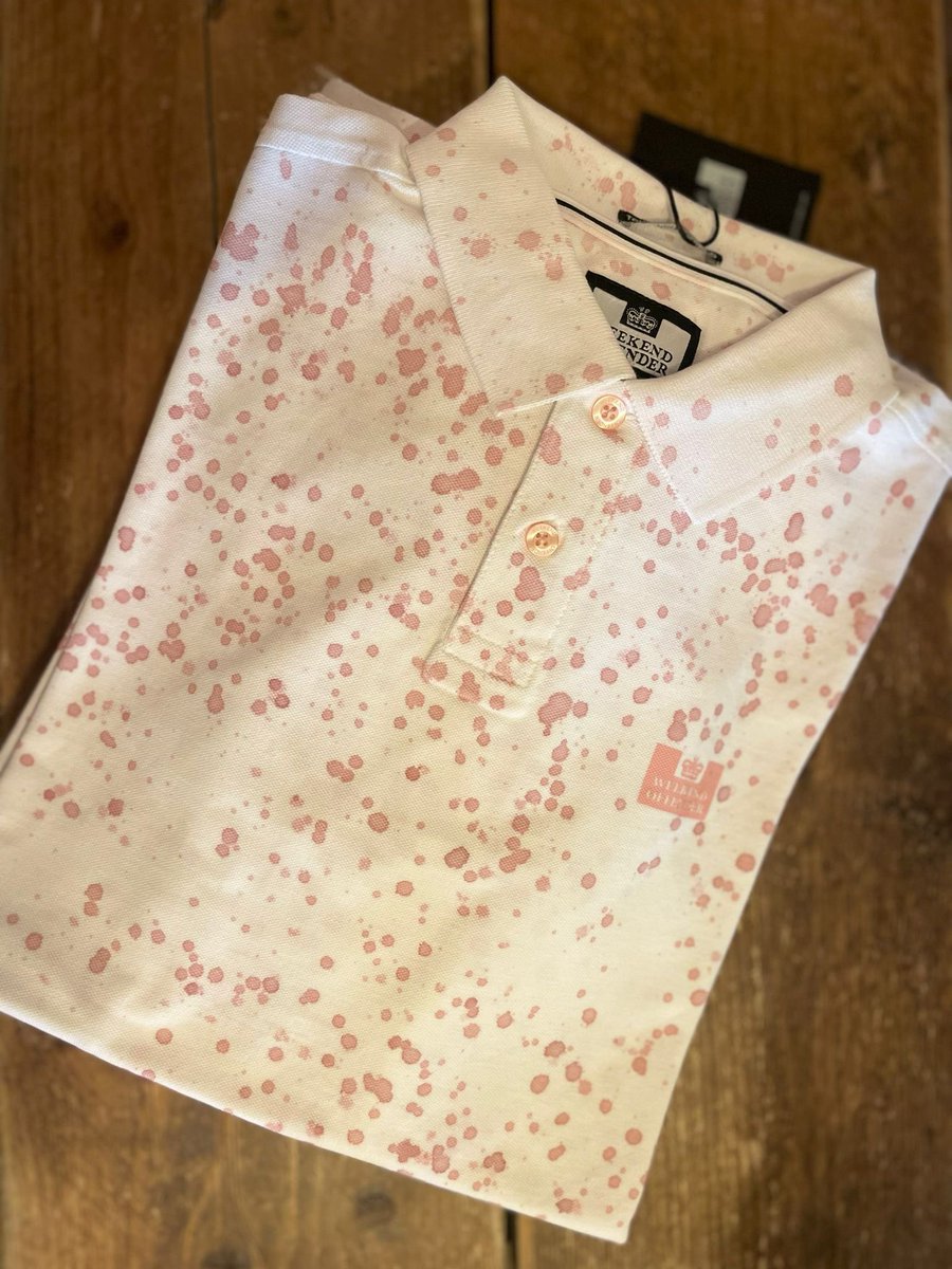Weekend Offender Splatter Tie Dye Polo - New In!

- Ultra fine knitted 100% cotton pique
- Knitted rib collar and sleeve cuffs
- W/O branded buttons 

Available in sizes S - 3XL - £50.00

#weekendoffender #bromsgrove #ss23