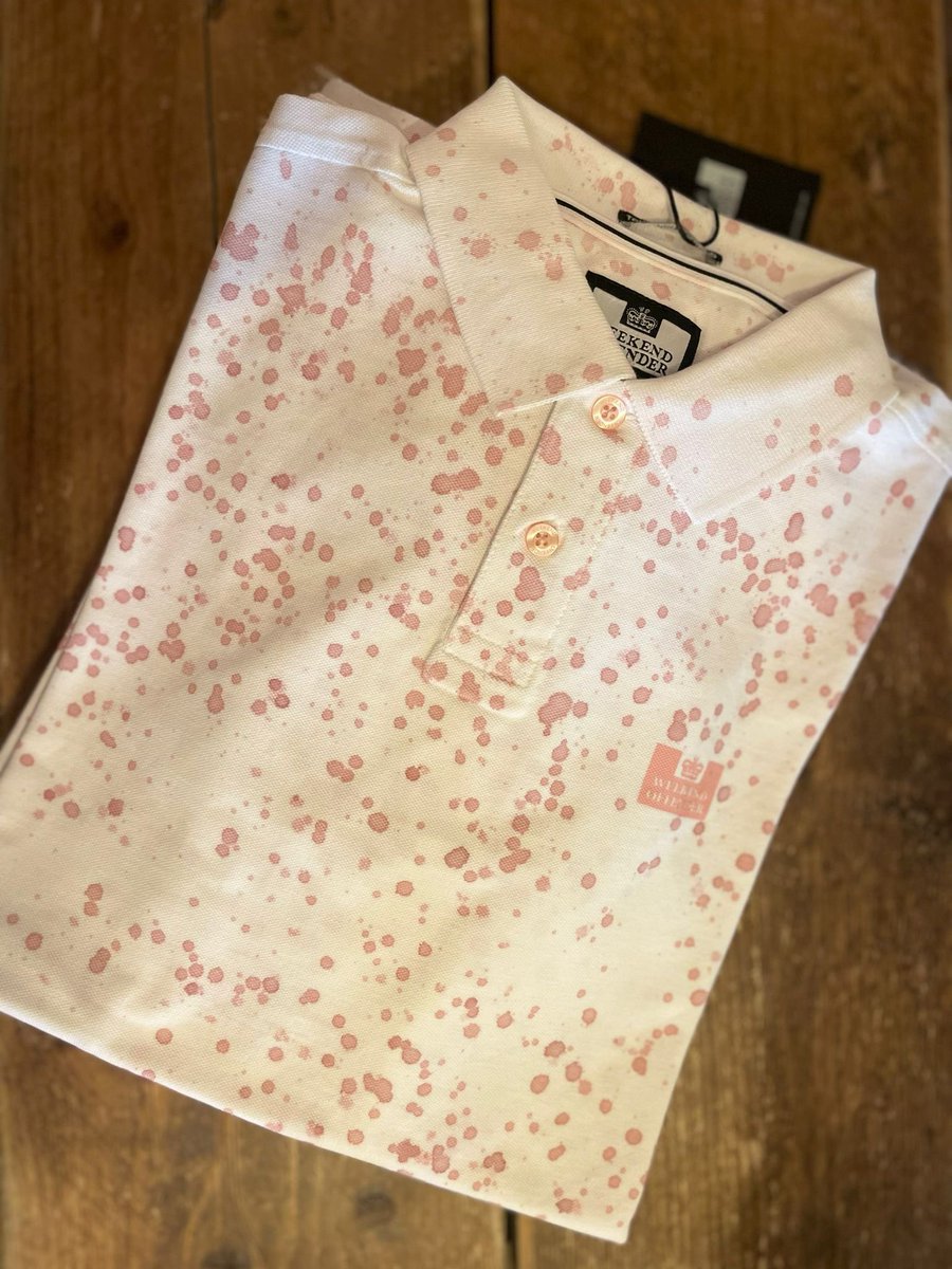 carteresquire's tweet image. Weekend Offender Splatter Tie Dye Polo - New In!

- Ultra fine knitted 100% cotton pique
- Knitted rib collar and sleeve cuffs
- W/O branded buttons 

Available in sizes S - 3XL - £50.00

#weekendoffender #bromsgrove #ss23