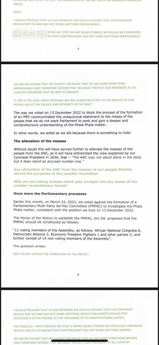 Constitution_94's tweet photo. 🔴MBEKI CALLS FOR RAMAPHOSA TO BE DEALT WITH 🔴

Dear Comrade Paul Mashatile, 

I am unhappy that you guys in Parliament voted according to your mandate to kill the Phala Phala matter. 

I would have preferred that you should have voted according to mine, by dealing with Cyril https://t.co/04Fmqe0sx2