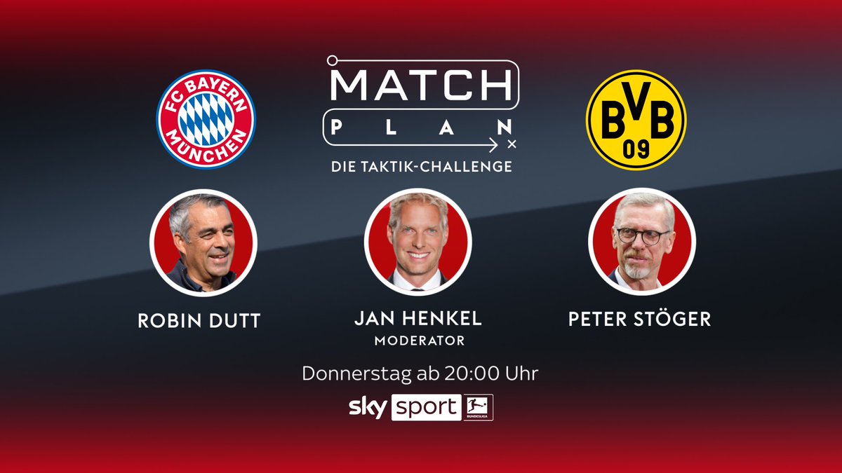 Wer kann den Klassiker #FCBBVB für sich entscheiden? <a href="/Jan_Henkel_ESP/">Jan Henkel</a> lädt wieder an die Taktiktafel! 

Wie es dann wirklich abläuft, klärt sich am Samstag - live auf Sky oder mit WOW ℹ️

#DerKlassiker #SkyBuli 
<a href="/BVB/">Borussia Dortmund</a> <a href="/FCBayern/">FC Bayern München</a>