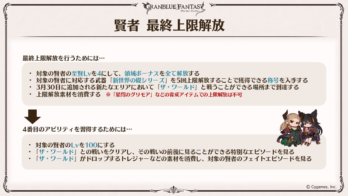 Granblue EN (Unofficial) on Twitter "Before we start, a reminder of