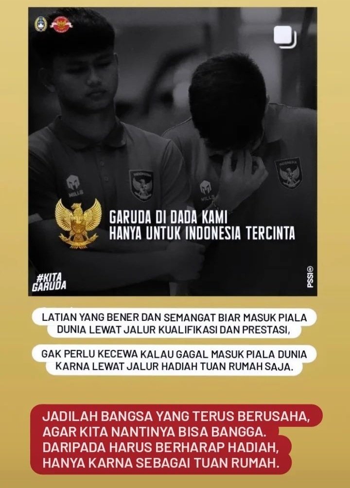 rizkisadiawan's tweet photo. Ayo kita bangsa yang berjuang dan giat berusaha jangan mengharap hadiah tuan rumah membuat kita jadi malas berubah. https://t.co/2ES5P4oygI