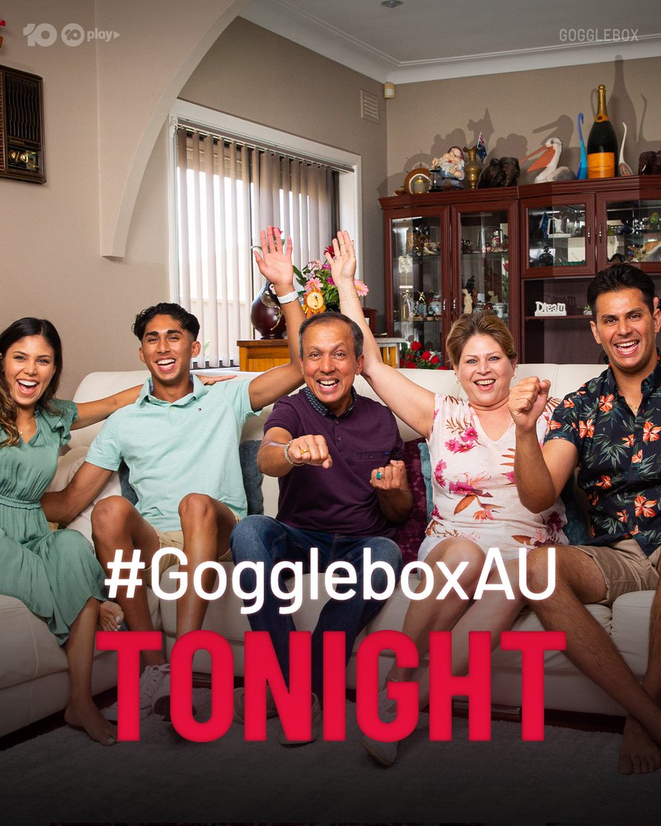 Channel10AU's tweet photo. Thursday night entertainment on 10 never disappoints! 😎
AND in just 3 days, the celebs enter the African jungle! 🦁🦓🦏🐍
#TheProjecTV, #TaskmasterAU & #GoggleboxAU from 6.30 Tonight on 10 and 10 Play. https://t.co/S3hVSBiFuV
