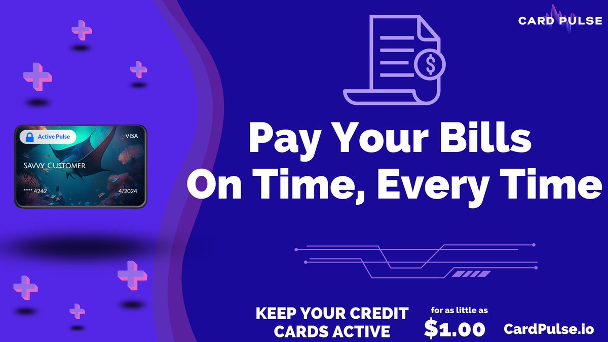 Card_Pulse's tweet image. The highest weighted part of keeping your credit score up is paying your bills on time. #creditscore #cardpulse