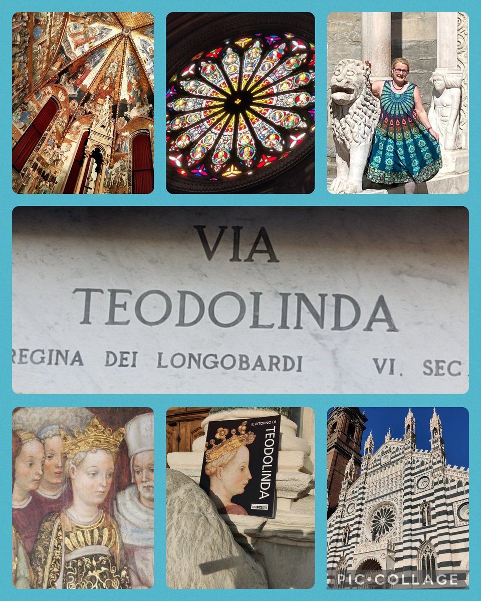 THEODOLINDA: Zu Besuch bei der langobardischen Königin in Monza, der  'Nameninfluenzerin'. Mein italien. Kollege nennt mich immer 'Cara Theodolinda', eine lat. Form meines Namens.  Nun war ich endlich Mal in der Dietlindkapelle in Monza #Theodolinda, #Dietlind, #namenforschung,