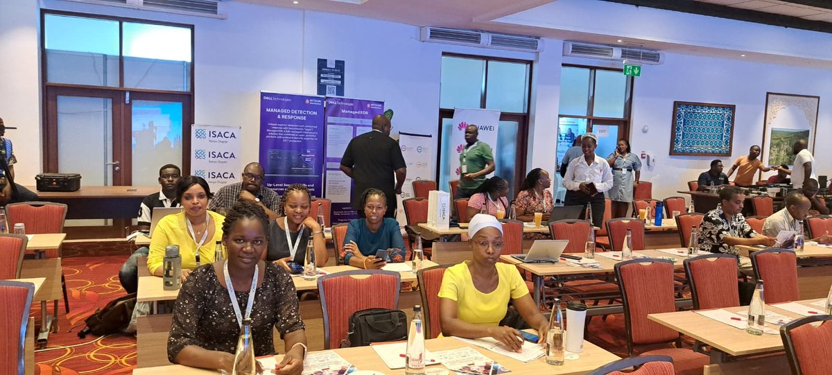 LNdeta's tweet image. #IsacaKeAnnualConf23
#Pursuing digital trust🤗