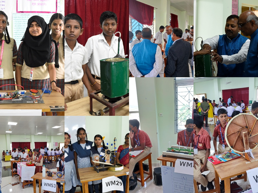 iicnitpy's tweet photo. Institution’s Innovation Council (IIC) organized a SCIENCE EXPO for school students of Class 6 to 12 on March 01, 2023. 168 students from 15 schools participated in the EXPO with 56 working models and 6 posters. https://t.co/zuBYF2mtDV