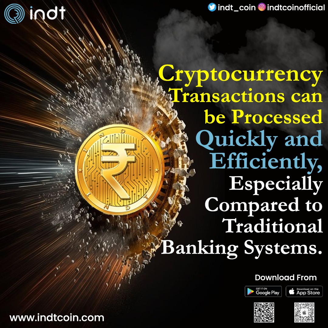 indt_coin's tweet photo. Cryptocurrency💹 Transaction ⚡ is Faster than Banking 🏦System

follow @indt_coin for more update.

#stockmarket #INDT #INDTCOIN #cryptocurrency #indtwallet #optionstrading #BabyDogeCoin #stockstowatch  #ethereum #stocktrading #nft   #stocknews #dogecoin #shibainu #coinbase https://t.co/cTKxVSbdzE
