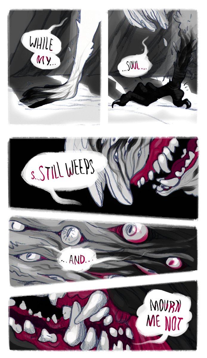 aaaand some pages from Forgive Me, Sister, a short comic from 2019 