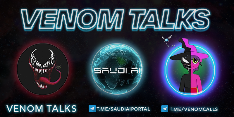 VenomXVII_Talks's tweet photo. #AMA #ANNOUNCEMENT: 

AMA with @SaudiAIOfficial LIVE in 30 mins - 9pm UTC/2pm PST on https://t.co/bDFZuFbb3o 

Website: https://t.co/xAC5e3pOgi
Telegram: https://t.co/wfLDJ8QvgS

#VenomTalks https://t.co/rPPKdi7L6i