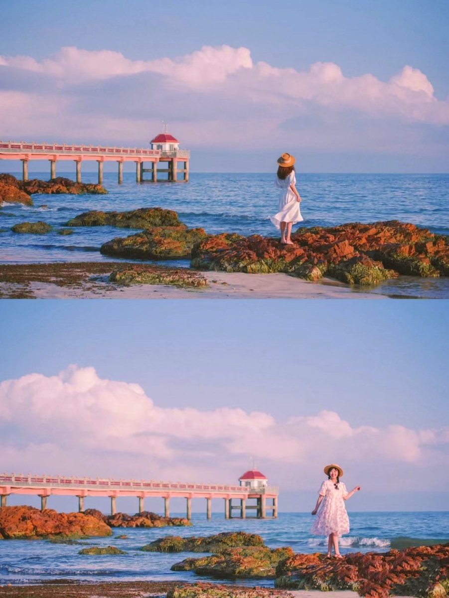 China_Up_Close's tweet photo. #DidYouKnow red rocks stand for hot and unswerving #love?

Near the estuary of #Wanquan River in #Hainan, the #RedReef #Beach is popular for its eye-poping crimson hue, formed by 150-million-year condensation of liquid magma.

Perhaps a nice spot to pop the question... https://t.co/4DiluLSmt4