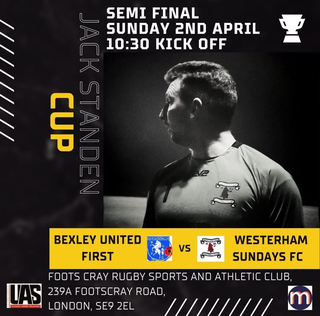 Westerham Sundays FC (@westerhamsfc) on Twitter photo The rescheduled JSC semi final against <a href="/Bexley_utd/">Bexley United FC</a> will now go ahead this Sunday at footscray rugby club.
🐺🐺🐺 The rescheduled JSC semi final against <a href="/Bexley_utd/">Bexley United FC</a> will now go ahead this Sunday at footscray rugby club.
🐺🐺🐺