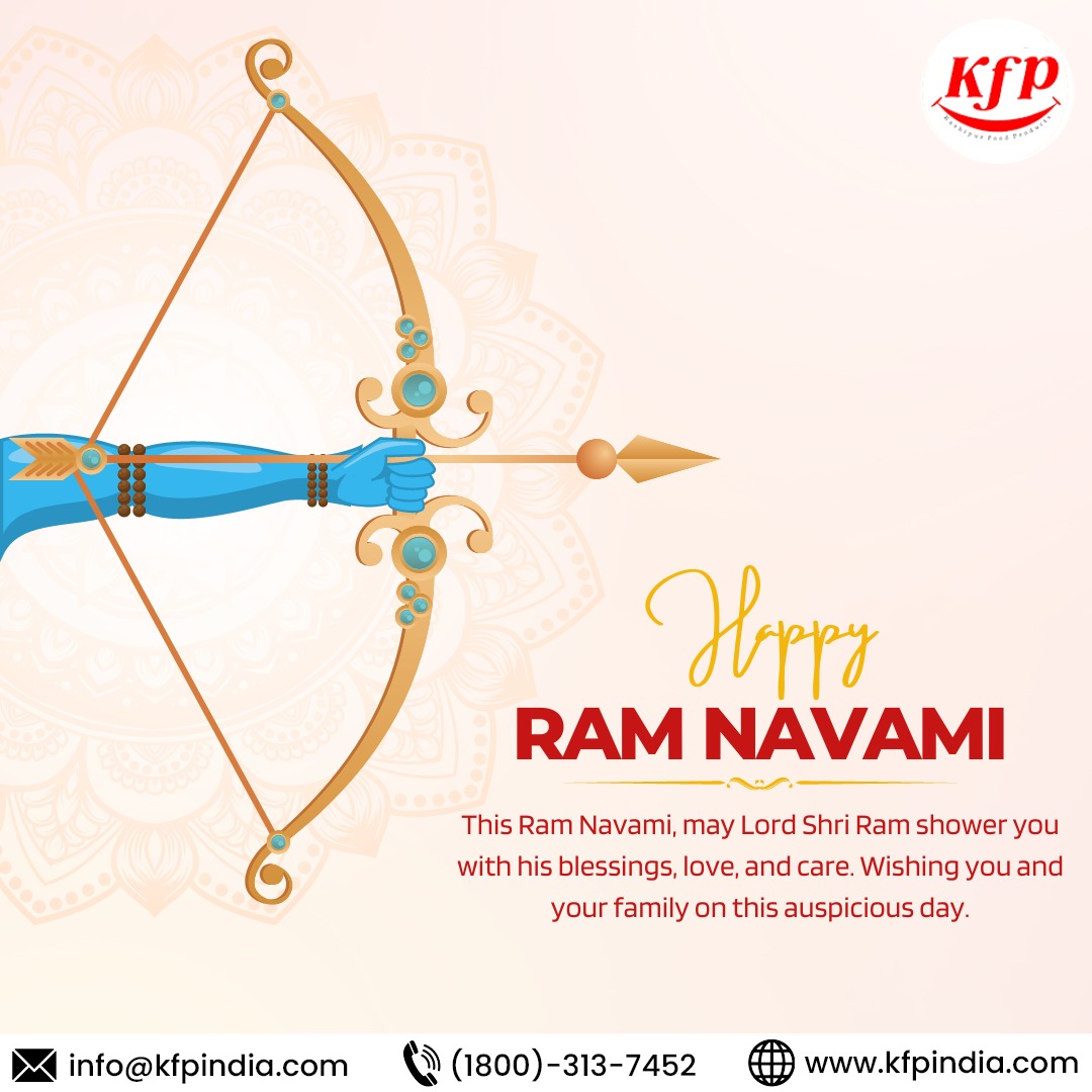 india_kfp's tweet photo. This Ram Navami, may Lord Shri Ram shower you with his blessings, love and care. Wishing you and your family on this auspicious day.

Happy Ram Navami...

#festival2023 #navaratri2023 #matarani👣 #RamNavami #ramnavami2023
  #healthydietfood #kfpindia #india #digitalwebplanet https://t.co/eVhkfeBTwy