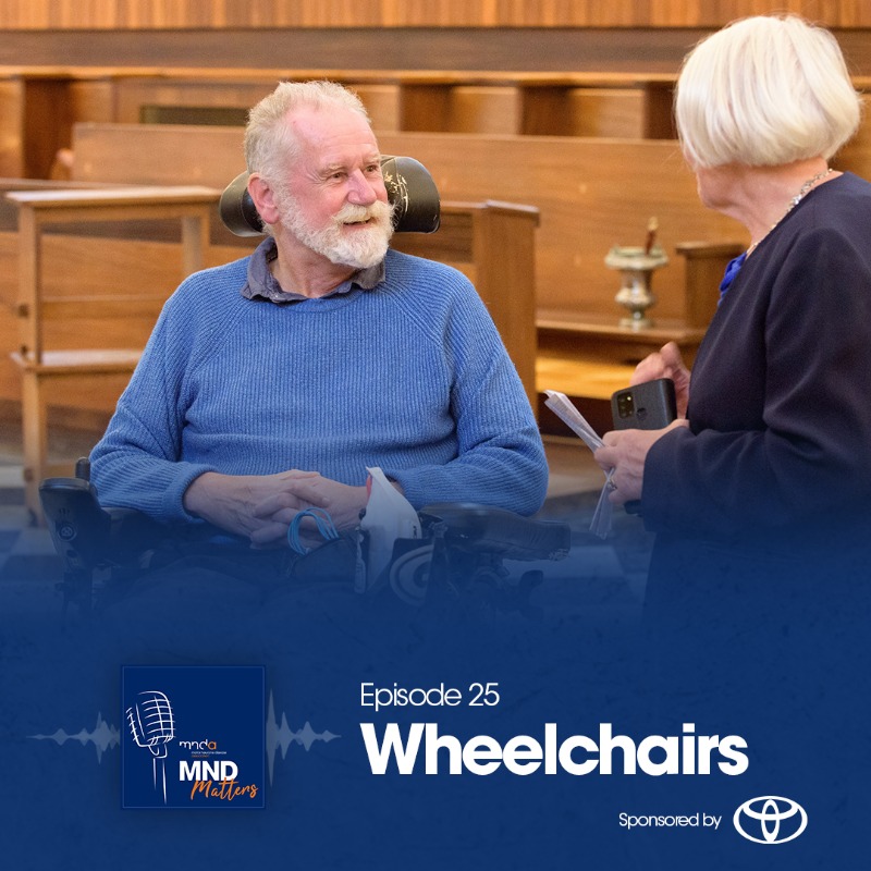 mndassoc's tweet photo. MND Matters Episode 25 🎙️ Wheelchairs

We chat with Simon, living with MND, and Maggy, one of our specialist wheelchair therapists. In 2022 we funded almost £70,000 worth of wheelchair grants for those with #MND. Simon shares what impact this support has had.

Listen below!