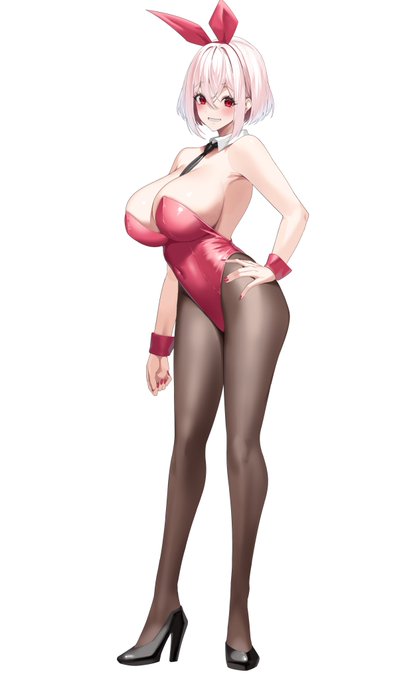 白髪娘 バニー! 