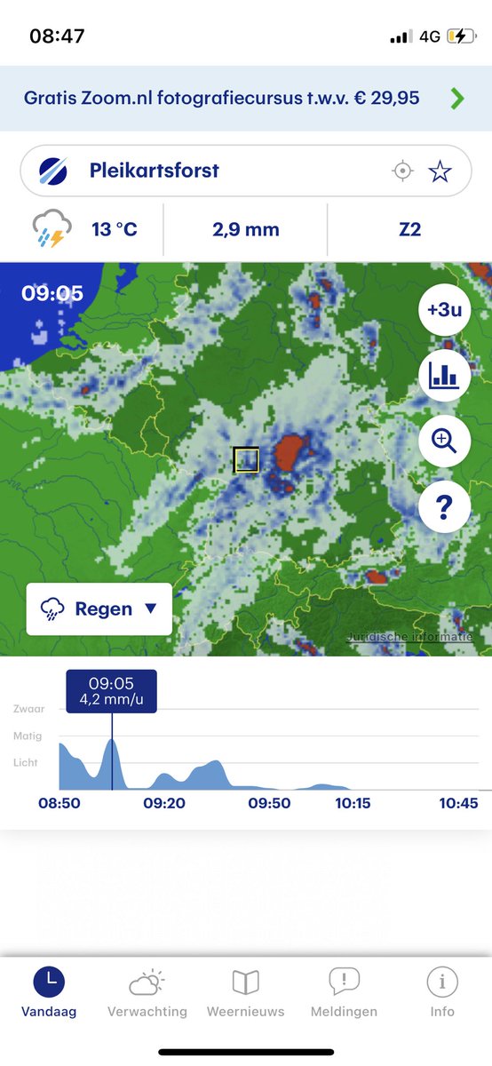Zo, nog even geduld. Beetje vochtig hier in Heidelberg. #uitslapen #vanlife