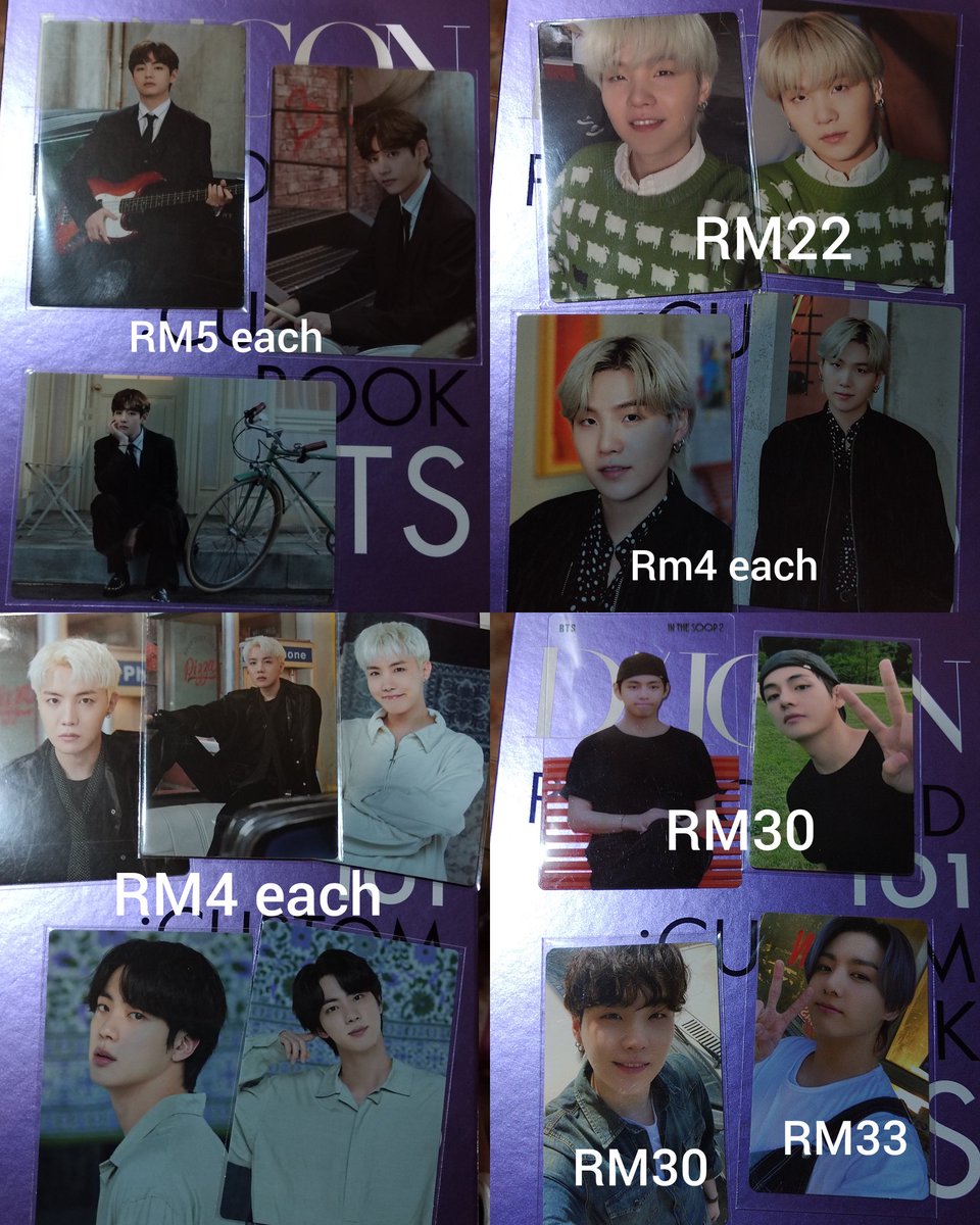 thung_yee's tweet photo. WTS #pasarbts

Postage : RM15 WM, EM. 

DM if interested. https://t.co/uE9cTsJv7D