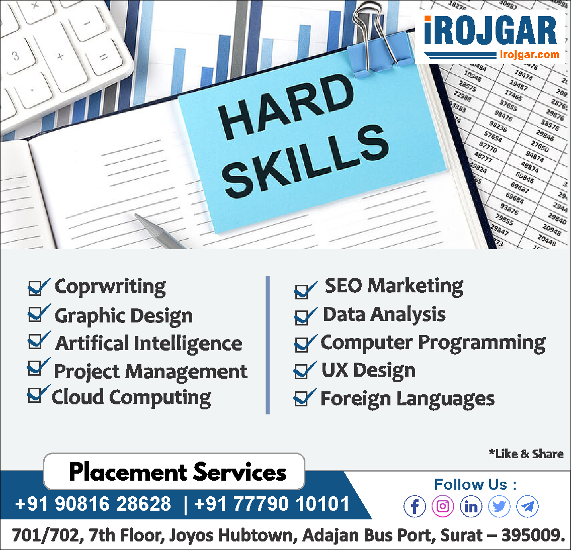 irojgar's tweet photo. a service for finding a suitable job for someone, especially a temporary job for a student or unemployed person: The agency offers training and job placement to school-leavers. https://t.co/clUZboLLk1