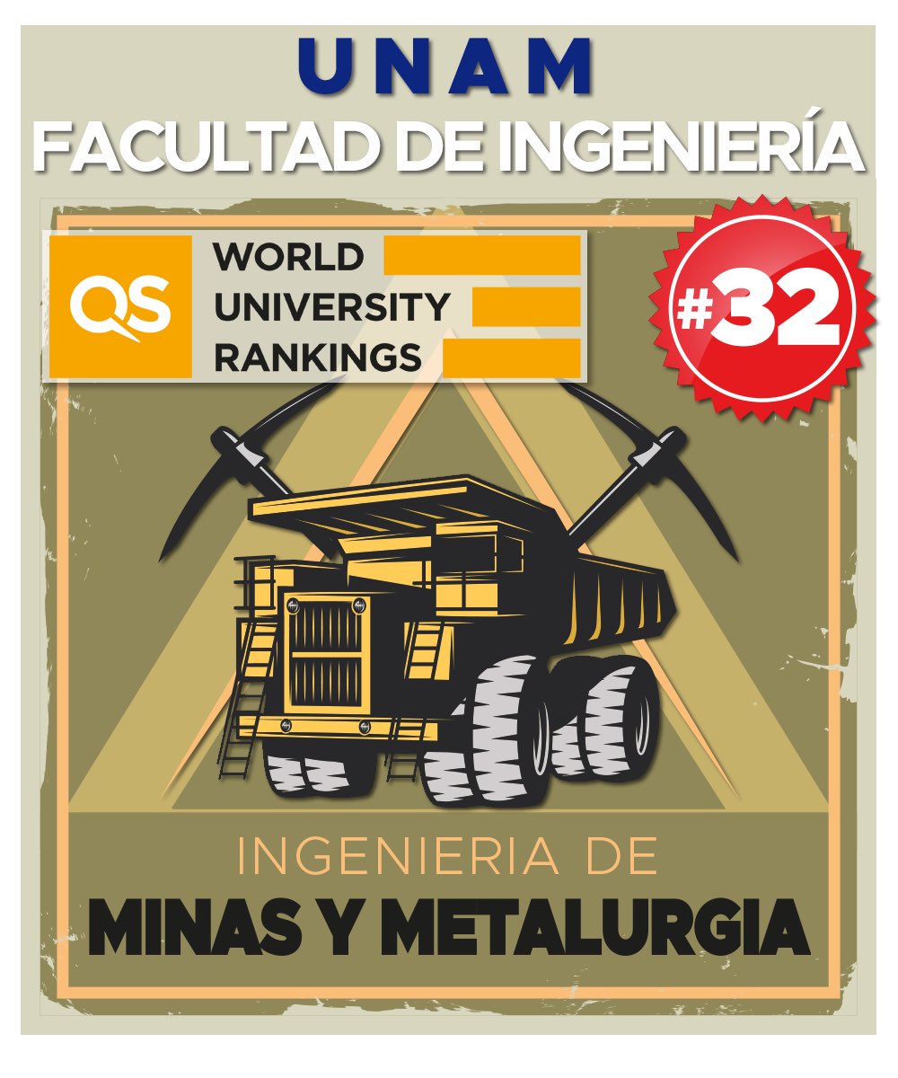 FIUNAM_MX's tweet photo. #OrgulloFI 🤍❤️
Ingeniería de Minas y Metalurgia consiguió el ranking 32😃🙌

10 de las carreras que se imparten en @UNAM_MX se encuentran entre las mejores 30 del mundo, (3 de esas 10, pertenecen a la #FIUNAM) de acuerdo con la clasificación 2023 de QS World University Rankings. https://t.co/RV0UX6w5Zb