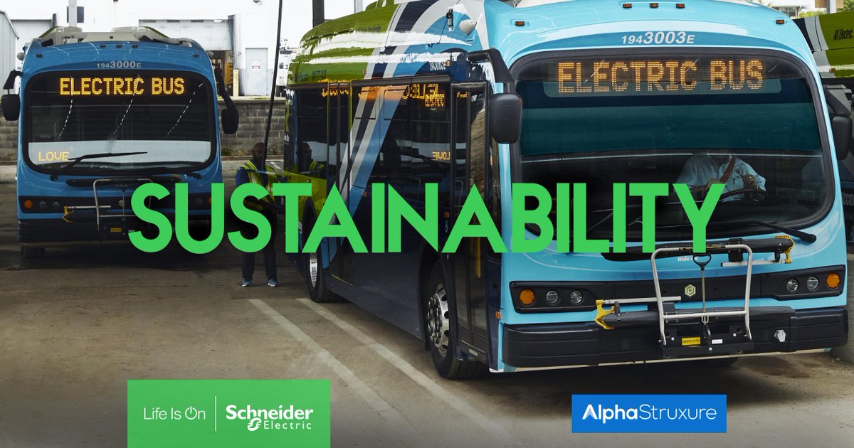 SchneiderNA's tweet image. 100% zero emissions by 2035? That’s what Montgomery County, MD is driving toward. See how its 70 electric buses, powered by #AlphaStruxure Energy as a Service solution and on-site microgrid, will help it get there. #EcoStruxure #LifeIsOn
spr.ly/60123hFSr