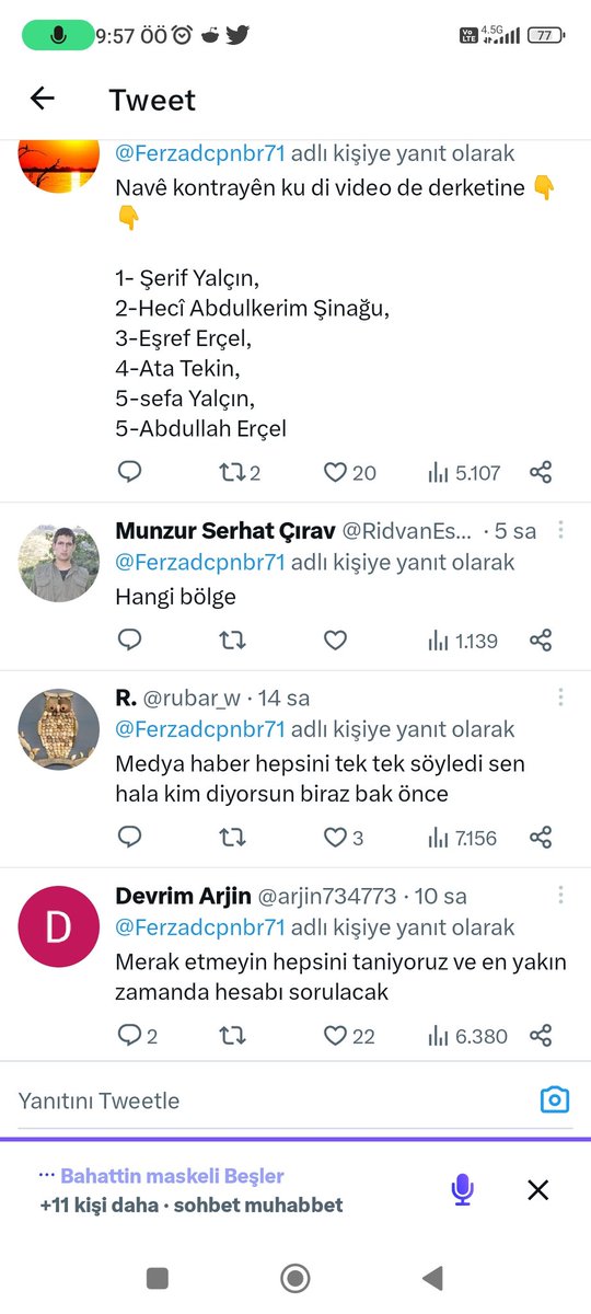 Şırnak İdil bölgesinde terör örgütü mensubunu güvenlik güçlerine teslim eden yurttaşlarımızın canı tehlikede