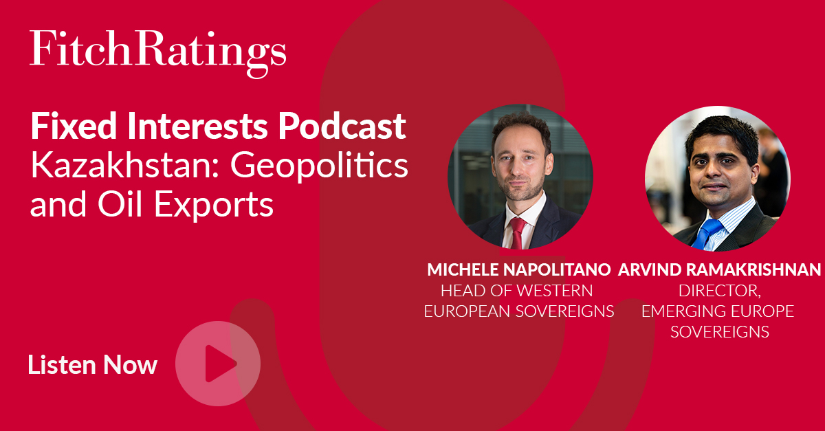FitchRatings's tweet photo. Crude #oil exports to Western Europe are vital to Kazakhstan's economy.

Learn more about the related #geopolitical challenges from Fitch's expert analysts.
https://t.co/LgfrBF92eI

#FixedInterests #FitchPodcast #Kazakhstan #Energy #economy https://t.co/tagdJe7tbK