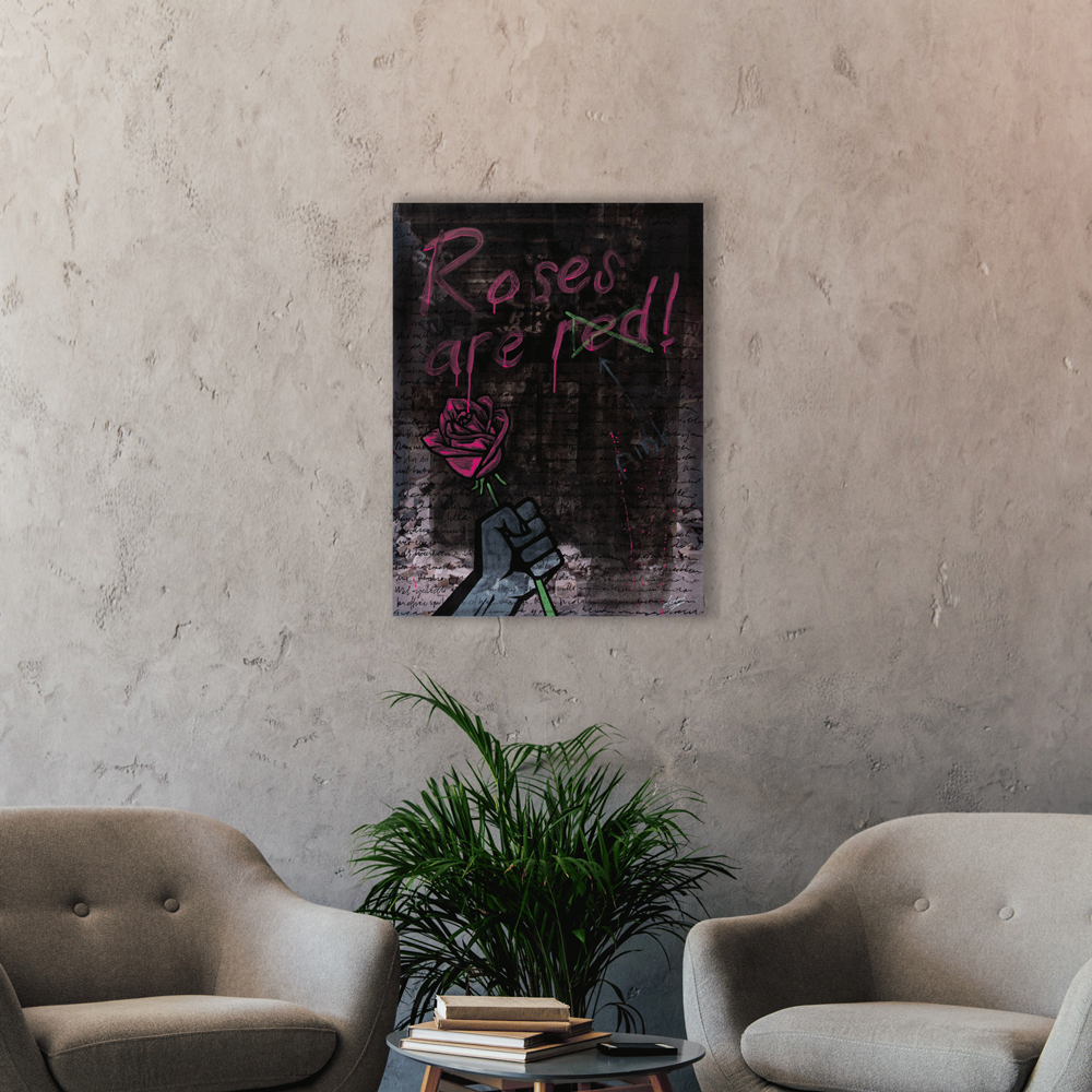 DennisHardes's tweet photo. Roses are RED!! - (60 x 80 cm)
Leuk feit: de roze en groene verf geeft licht in blacklight. Gewoon omdat het kan. De foto heb ik 15 jaar geleden gemaakt in een verlaten fabriek in Potsdam. De afdruk op canvas heb ik volgeschreven en beschilderd. #schilderij

Prijs: 475,- euro https://t.co/Y3Q9wIt6bu