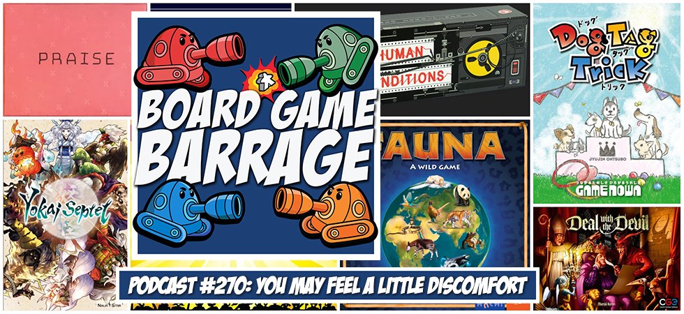 Board Game Barrage on X: Podcast! Things get uncomfortable as we look back  on some moments playing games where we felt a little bit  out of sorts.  We also talk about