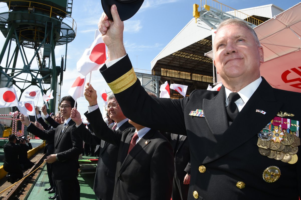 SubGroup7's tweet photo. 🇺🇸CSG 7 Attends JS HAKUGEI Ceremony🇯🇵

Rear Adm. Seif recently attended a ceremony marking the delivery of the Taigei-class submarine JS Hakugei (SS 514) to the Japan Ministry of Defense at Kawasaki Heavy Industries in Kobe, Japan. #AlliesAndPartners https://t.co/egyHFSKIgv