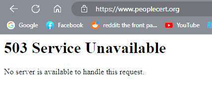 OriginalTwigger's tweet photo. @PeopleCert  I can't access you're website this morning and I have an exam at 09:00 BST. Are you experiencing problems? https://t.co/bJly5Nsetx
